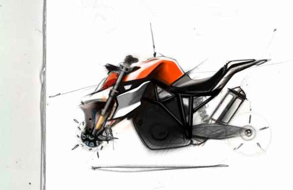 03 KTM 1290 SUPER DUKE sketch